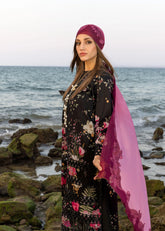 Flow by Crimson '25 | Bloom Bold-D4 B | 3PC Embroidered Lawn Suit